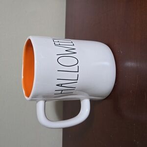 Rae Dunn Happy Halloween Orange Interior Mug